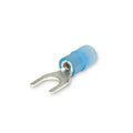 BLUE NYLON SPADE TERMINAL 16-14 GAUGE #10 PACKAGE OF 100