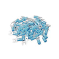 BLUE NYLON SPADE TERMINAL 16-14 GAUGE #10 PACKAGE OF 100
