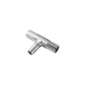 TEE BARB FITTING 1/2IN X 3/8IN X 1/2IN SS