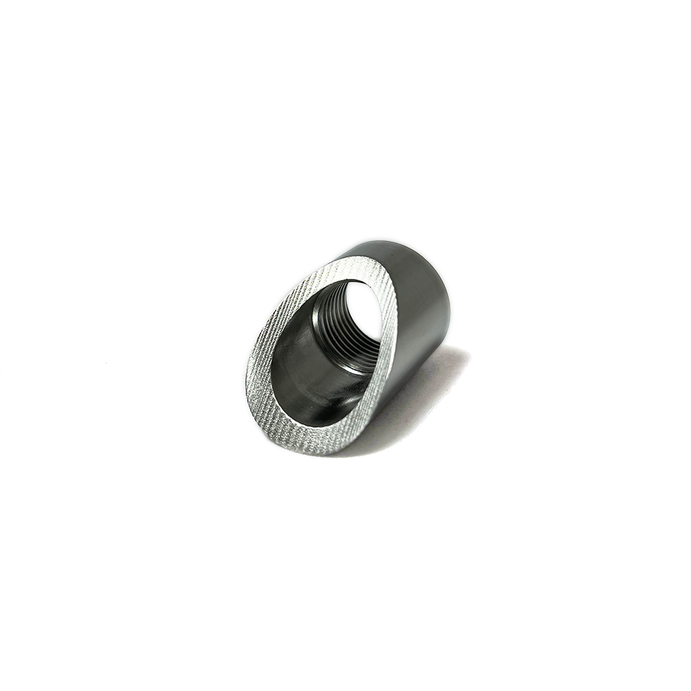 Stainless Bros SS304 O2 Sensor Bung 1.75in to 2.5in Tubing M18x1.5mm 45 Deg Angle - (Single)