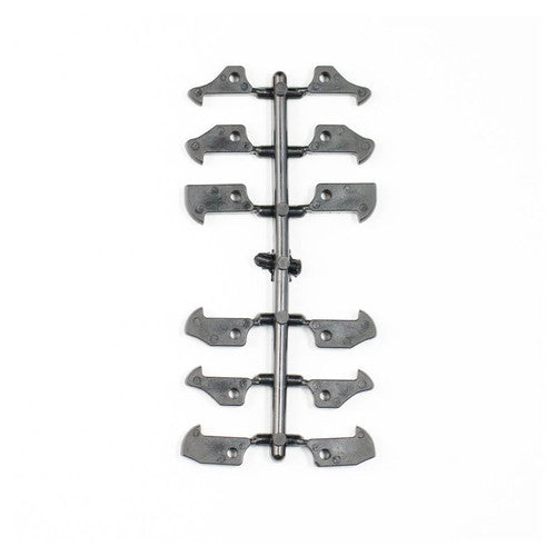 EVS RS9 Buckle Kit (3 Male/3 Female/Hardware) Black - One Size