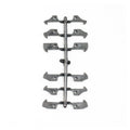 EVS RS9 Buckle Kit (3 Male/3 Female/Hardware) Black - One Size