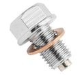 BikeMaster Magnetic Oil Drain Plug 10x1.25mm - Stainless