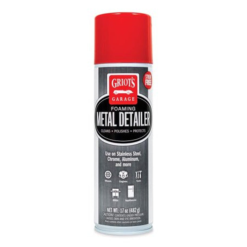 Griots Garage Foaming Metal Detailer - 17oz - Case of 12