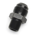 Russell Performance -10 AN to 3/8in NPT Straight Flare to Pipe (Black)