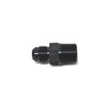 Russell Performance -10 AN to 3/8in NPT Straight Flare to Pipe (Black)