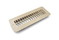 FLOOR REGISTER 2X10 NO DAMPER TAN