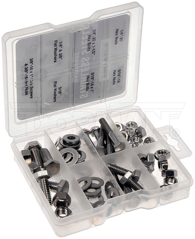 PRO PACK STAINLESS STEEL HARDWARE 60 PIECES