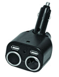 PLUG IN DUAL 12V OUTLETS & USB PORTS