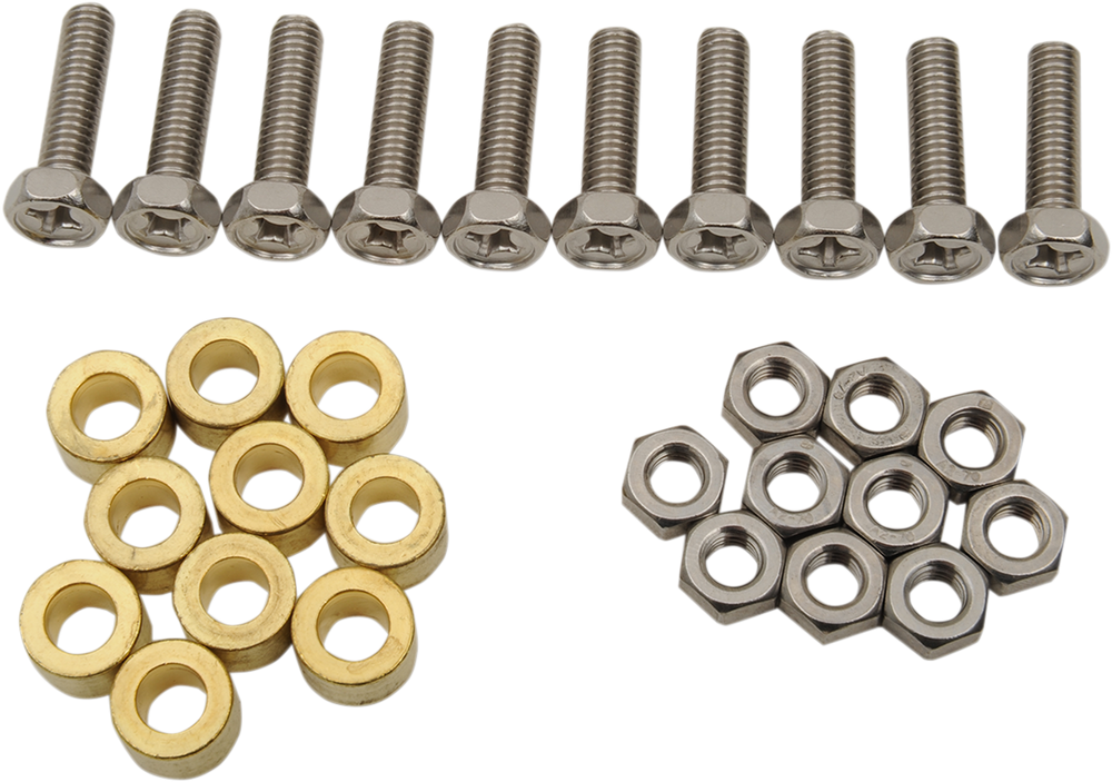 Yuasa 22mm Nut & Bolt Set - 5 Pack/2 Sets