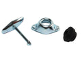 ENTRY DOOR HOLDER METAL PLUNGER 3IN