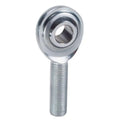 QA1 C Series 2-Pc Rod End - Male/Left Hand - .5in Bore x 1/2-20 w/Zerk - Carbon Steel