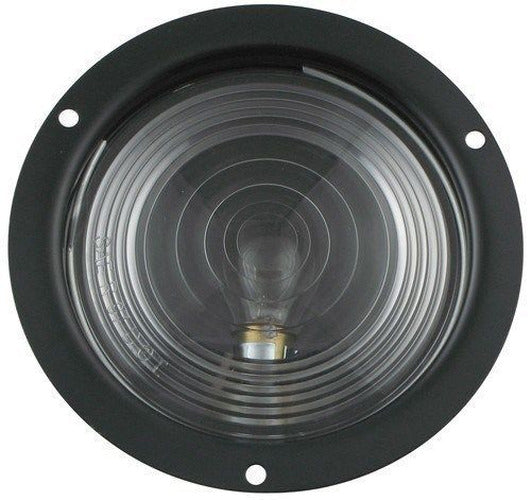 LED PORCH;OVAL;BLACK BASE:CLEAR; PO