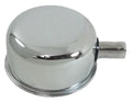 Chrome Push In Breather w/Tube 2-3/4in Dia 3/4NK