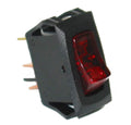 MINI ROCKER SWITCH ON/OFF RED