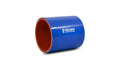 Vibrant 4 Ply Reinforced Silicone Straight Hose Coupling - 1.5in I.D. x 3in long (Blue)