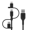 BRAIDED LIGHTNING QC3.0 CABLE, 3FT