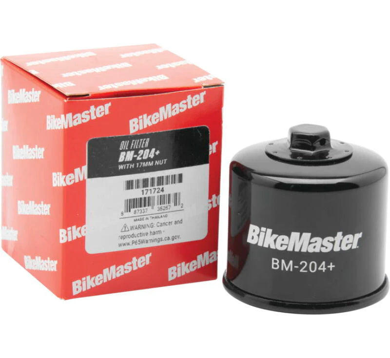 BikeMaster BM-204+ Oil Black Filter - Black