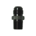 3/4IN NPT TO 12AN BLACK STRAIGHT ADAPTER FITTING