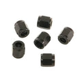 Russell Performance -4 AN Tube Nuts 1/4in dia. (Black) (6 pcs.)