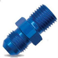 06 MALE AN/JIC FLARE TO M16X1.5 INVERTED ADAPTER BLUE