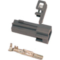 NAMZ 2004+ XL/Dyna Delphi 1-Position OEM B+ Male Connector w/Male Terminals - 5 Pack (HD 72100-04)