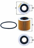 Mahle Oil Filter Toyota Matrix Carolla 1.8L 2009->