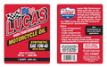 HIGH PERFORMANCE SYNTHETIC MOTORCYCLE OIL SAE 10W40 MOLY 1 QT CASE OF 6