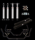 QA1 C Series 2-Pc Rod End - Male/Left Hand - .375in Bore x 7/16-20 w/Stud - Carbon Steel