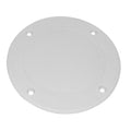 5 5/8" SCREW DOWN PLATE - FISH WHIT