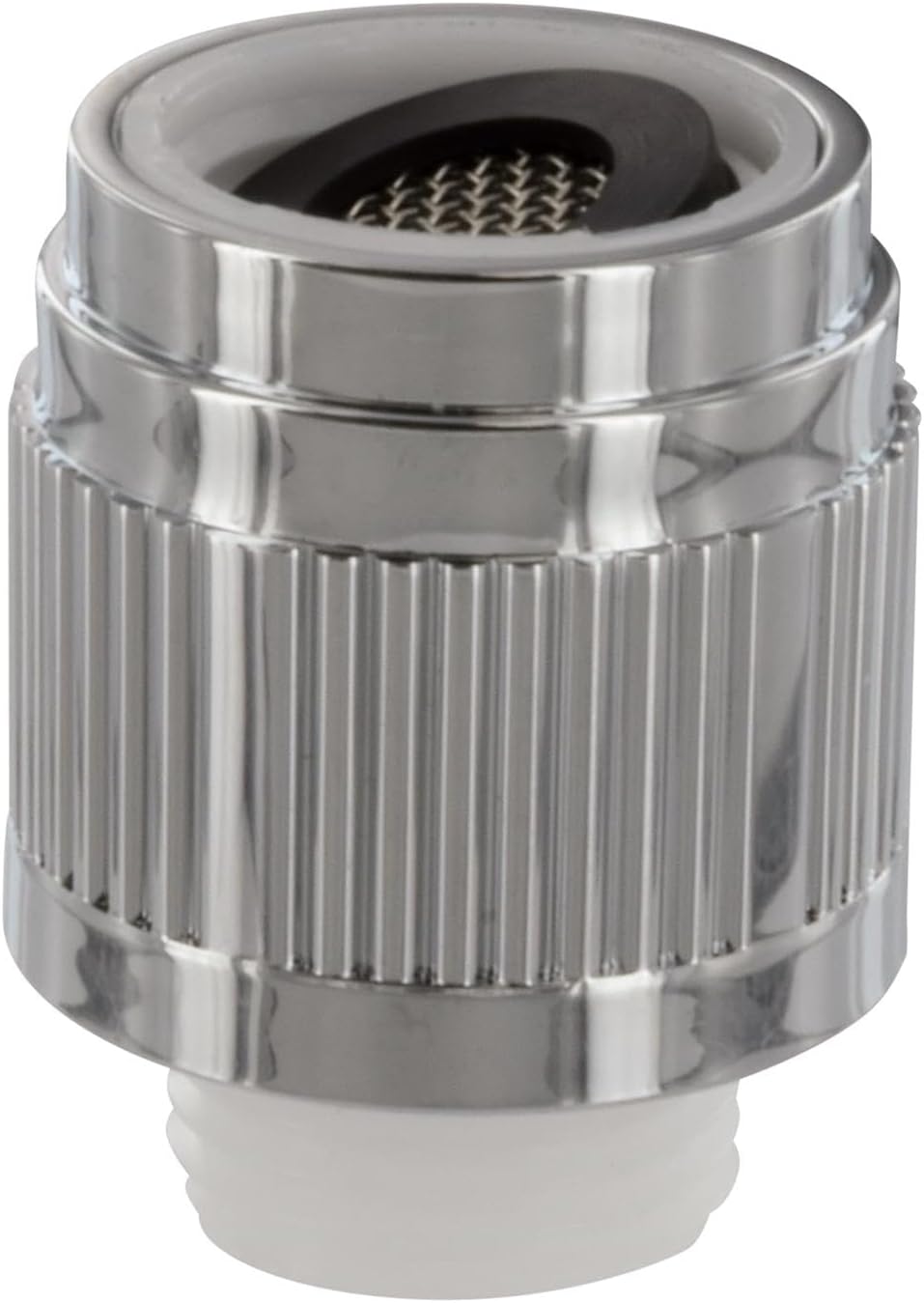 FLOW CONTROLLER FOR HANDHELD OR FIXED SHOWER HEADS CHROME