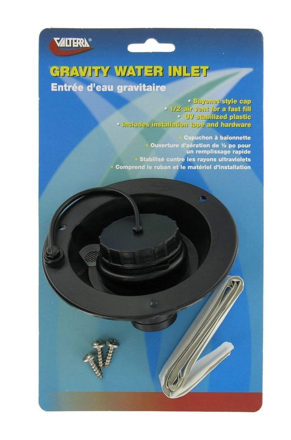 GRAVITY WATER INLET WHITE BULK