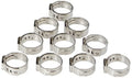 Vibrant One Ear Stepless Pinch Clamps 14.5-17.0mm clamping range (Pack of 10) SS 7mm band width