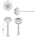 LED1.25';MC;AMB-SUP WHT LT;PC;GRM