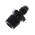 Fragola -4AN x 3/8 NPT Straight Adapter - Black