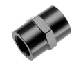 06 (3/8) NPT FEMALE PIPE COUPLER BLACK