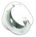DELUXE ROUND ELECTRIC CABLE HATCH W/BACK POLAR WHITE