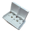 DUPLEX EXT. TV / PHONE RECEPTACLE (WHITE)