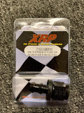 #6 Str Push-On Hose End Black
