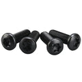~(0.2 lbs. 5X4X2)~ T50 Torx M10x30 Bolts Black Zinc Set of 4pcs