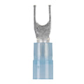 BLUE NYLON SPADE TERMINAL 16-14 GAUGE #6 PACKAGE OF 100