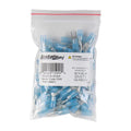 BLUE NYLON SPADE TERMINAL 16-14 GAUGE #6 PACKAGE OF 100