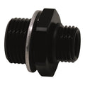 DeatschWerks 6AN ORB Male to M18 X 1.5 Metric Male (Incl O-Ring and Washer) - Anodized Matte Black