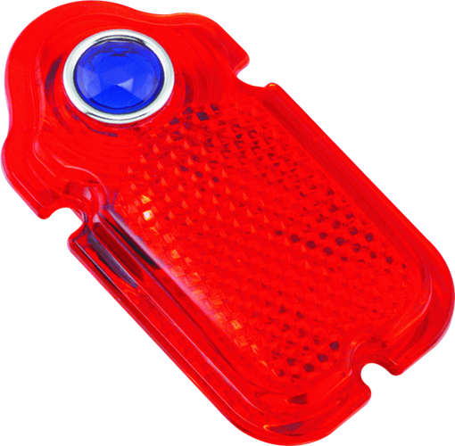 Bikers Choice Tombstone Tail Light Replacement Lens Red Plastic Lens Replaces H-D 68090-47
