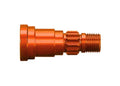 STUB AXLE ALUMINUM (ORANGE-ANODIZ