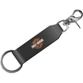 HARLEY TEXT BLACK WRIST STRAP KEY C