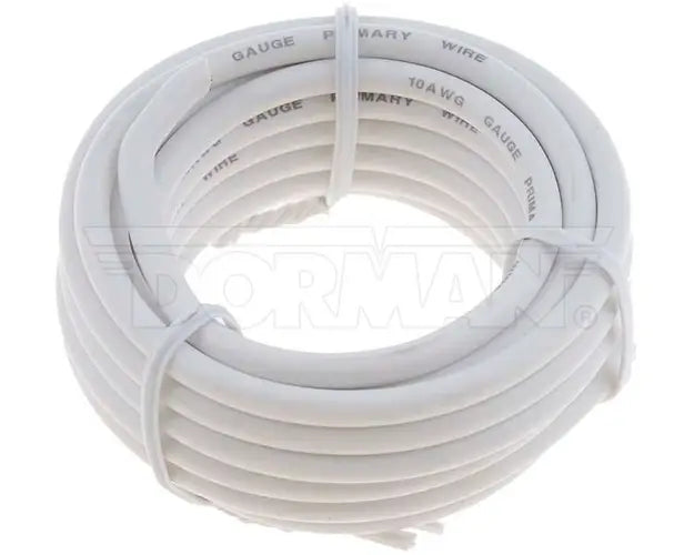 WIRE WHITE 10 GAUGE 8'