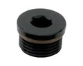 -3 ORB Internal Hex Port Plug - Aluminum - Black