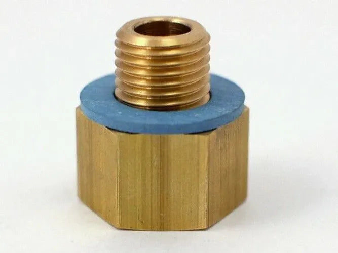 ~(0.3 lbs. 9X5X1)~ ADAPTER WITH 5/8-18 UNF MALE THREADS X M14 X 1.5 FEMALE THREADS FOR F-106