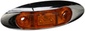 LED M/C OBLG W/CHRM BZL 3.95'X1
